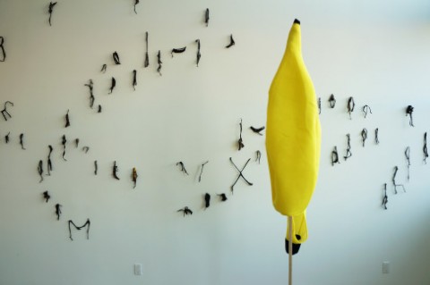 Davide Savorani, from the Can't Get-Away Club, Banana Wall, 2013