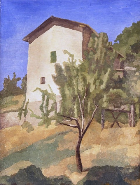 Giorgio Morandi, Paesaggio, 1927, olio su tela, 61,5 x 47 cm, Roma, Camera dei Deputati