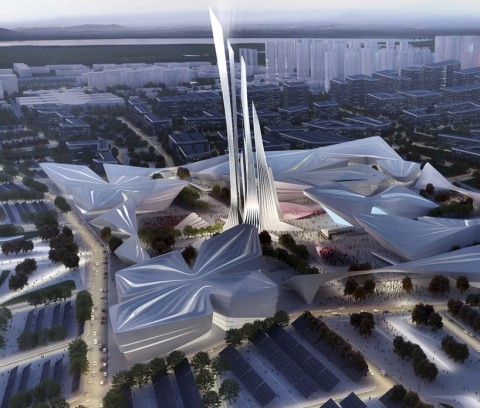 Il progetto di Zaha Hadid oper l'Expo 2017 - courtesy Zaha Hadid Architects
