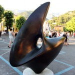 Antoine Poncet - Aureo equilibrio nell'astrattismo internazionele - veduta della mostra in Piazza XXVII aprile, Carrara 2013
