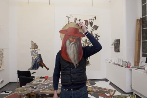 Michael Landy as St Jerome, 2012 -  © Michael Landy, courtesy of the Thomas Dane Gallery, London / Photo: The National Gallery, London
