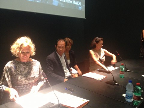 Un momento della conferenza al Maxxi