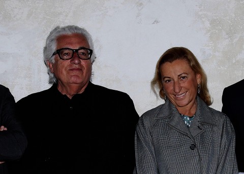 Germano Celant e Miuccia Prada (foto Fondazione Prada)