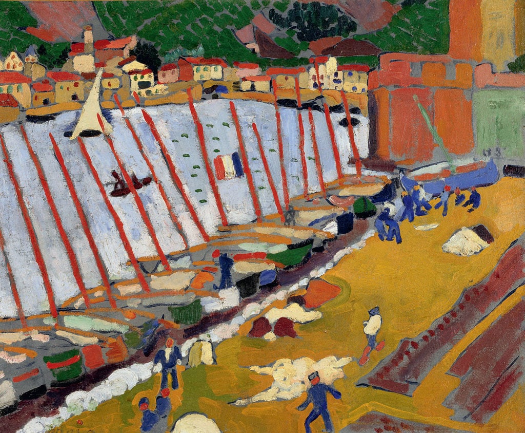 André Derain, Le Faubourg de Collioure, 1905 - Paris, Centre Pompidou - 