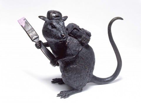 Banksy, Bronze Rat, 2006 - collezione Iannaccone