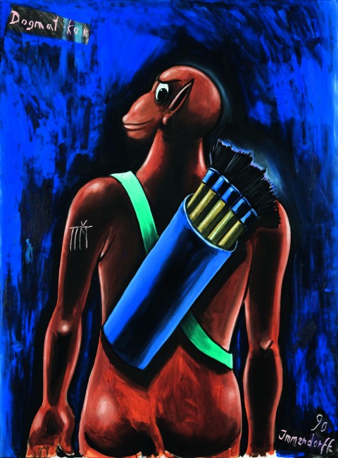 Jörg Immendorff, Der Maleraffe, 1999