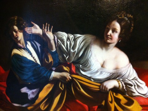 Guercino, Giuseppe e la moglie di Putifarre