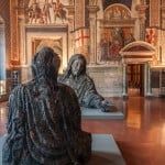 Zhang Huan, Ash Jesus e Ash Buddhha, Palazzo Vecchio, Firenze 2013 - photo Guido Cozzi