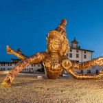 Zhang Huan, Three Heads Six Arms, Forte Belvedere, Firenze 2013 - photo Guido Cozzi