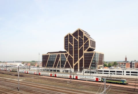 Jurgen Mayer H., Corte di Giustizia di Hasselt, Belgio (foto Filip Dujardin)