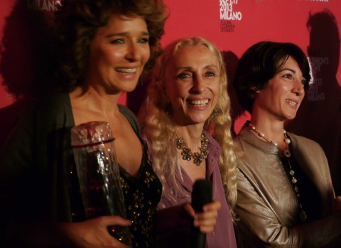 Valeria Golino con Carla Sozzani