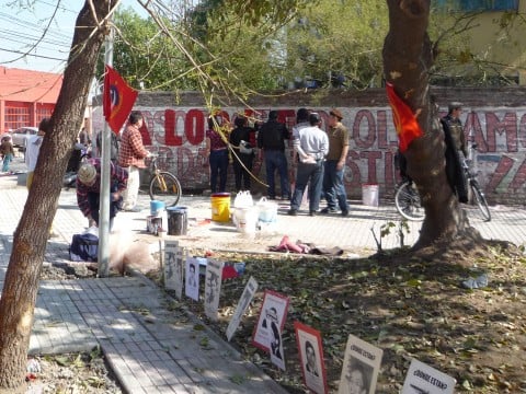 Murales a La Legua, in ricordo di alcuni desaparecidos