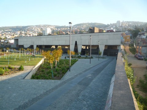L'ex-carcere di Valparaiso, recentemente trasformato in centro culturale