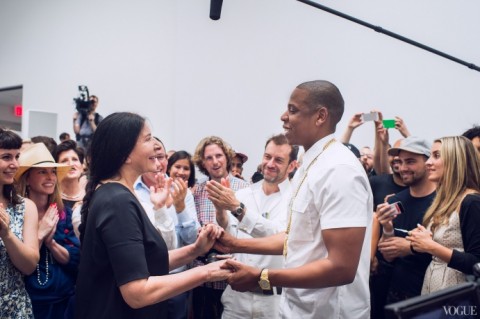 Jay-Z con Marina Abramovic 