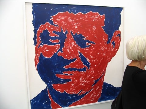 Sergio Lombardo - Uomini politici 1961-1964 - veduta della mostra presso la Galleria Luca Tommasi, Milano 2013