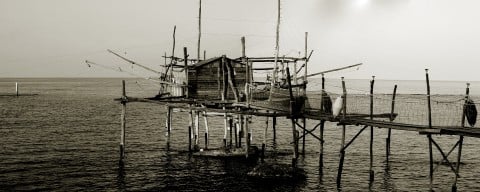 Trabocco sulla costa adriatica