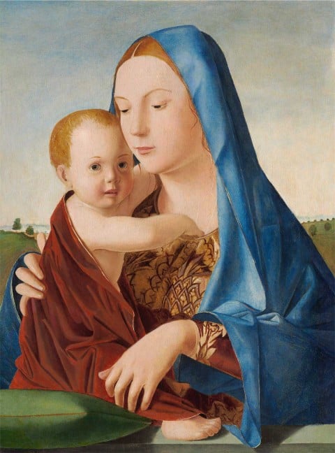 Antonello da Messina - Madonna con il Bambino (Madonna Benson) - Washington, National Gallery of Art