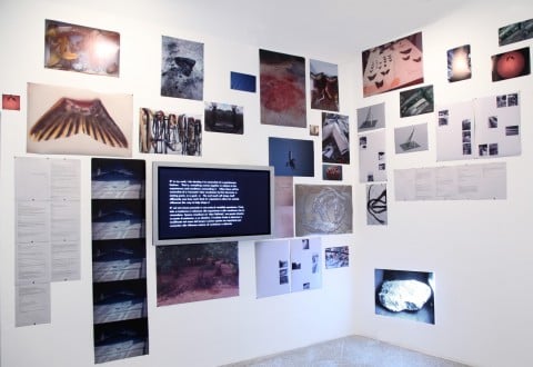 Braccia #1 (archive) - veduta della mostra presso il MAN, Nuoro 2013