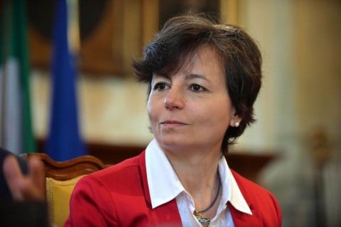 Maria Chiara Carrozza,  ministro dell'Istruzione, dell'Università e della Ricerca