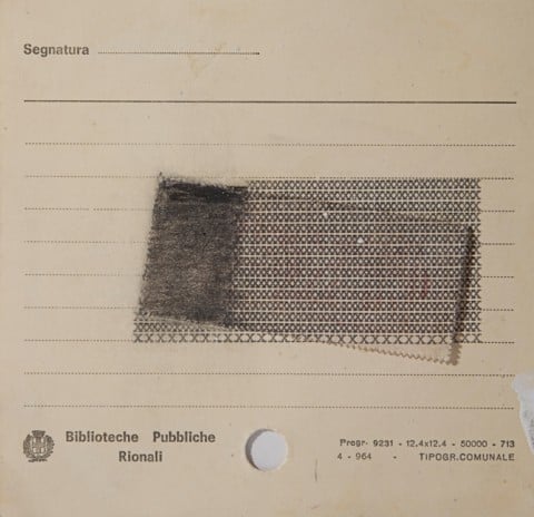 Luciano Fabro, No titolo, 1962 - Collezione privata - photo Annalisa Guidetti e Giovanni Ricci, Milano