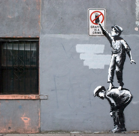 La nuova opera di Banksy a Chinatown