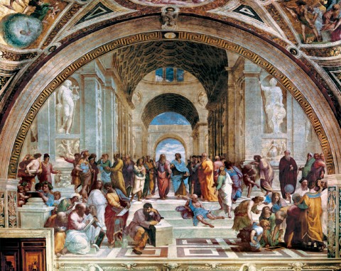 Raffaello Sanzio, La Scuola di Atene, 1509