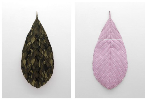 Real Naturally - Min Yoon, Leafes, Not yet Titeled, Mixed Media, 2013