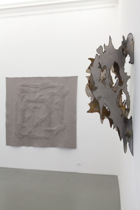 Rolando Deval - Continuum - veduta della mostra presso la Galleria Bagnai, Firenze 2013 - photo Lorenzo Michelini