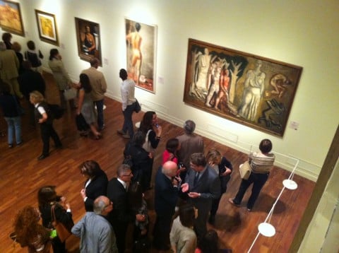 Cézanne e gli artisti italiani del ’900 - veduta della mostra presso il Complesso del Vittoriano, Roma 2013 