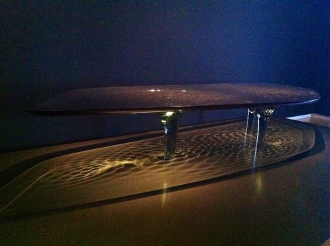 Zaha Hadid & Patrik Schumacher - Liquid Glacial "Smoke" Coffee Table @ MAD Museum