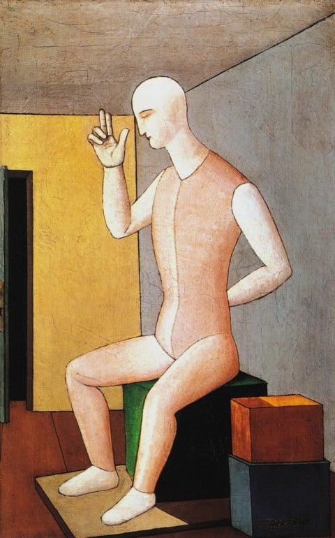 Carlo Carrà, L'idolo ermafrodito (1917)