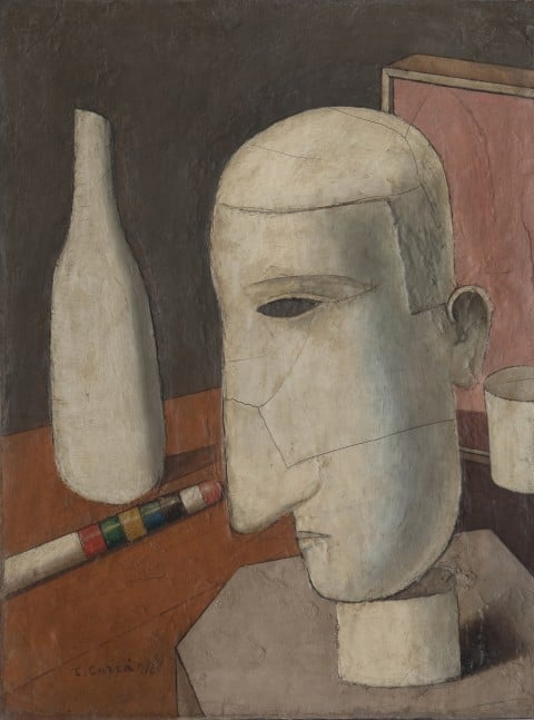 Carlo Carrà, Il gentiluomo ubriaco (1916)