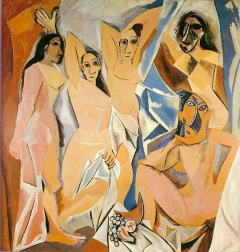 Pablo Picasso, Les demoiselles d'Avignon (1907)