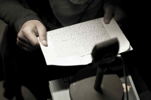 Francesco Fonassi, Everest fm 100.1 post dated - Cabina di trasmissione, intervento 19/50, 2013, courtesy Primo Marella