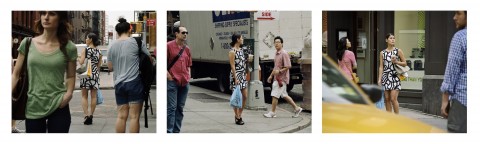 Barbara Probst - Exposure #91- N.Y.C., Prince & Mercer Streets, 06.22.11, 10.41 a.m