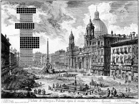 Carmelo Baglivo - Piranesi, Piazza Navona, 2012