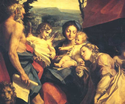 Correggio, Madonna di San Girolamo - Galleria Nazionale di Parma, Palazzo della Pilotta