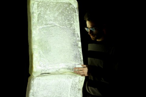 Martin Romeo - Crystal Suitcase - veduta della mostra presso Ca' Bonvicini, Venezia 2013