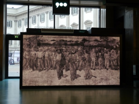 La radiografia del Quarto Stato al Museo del Novecento