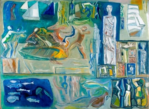 Mario Sironi, La Grande Composizione (Figurazioni allusive alla vita sul mare), 1948