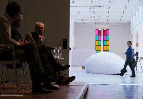 Massimo Minini presenta la mostra in Triennale