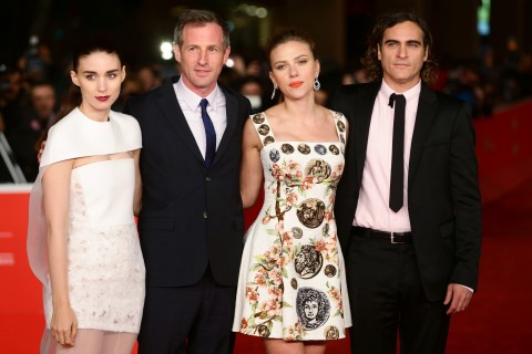 Mara Rooney, Spike Jonze, Scarlett Johansonn e Joaquin Phoenix al Festival del Film di Roma 2013