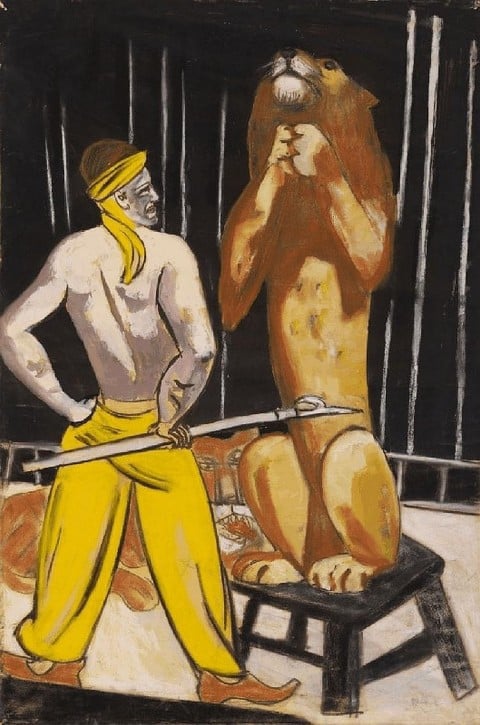 The Lion Tamer, di Max Beckmann, l'ultima opera venduta da Gurlitt