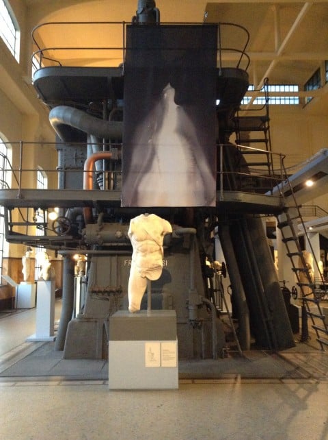 Patricia Cronin – Le Macchine, gli Dei e i Fantasmi - veduta della mostra presso la Centrale Montemartini, Roma 2013