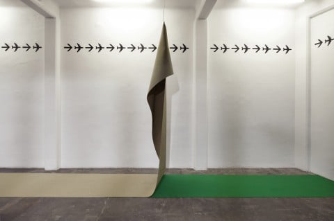 Riccardo Benassi - Techno Casa - veduta della mostra presso Marsèlleria, Milano 2013 - photo Carola Merello