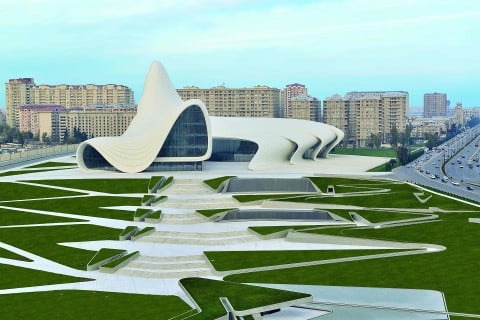 Heydar Aliyev Center progettato da Zaha Hadid - courtesy  Heydar Aliyev Center