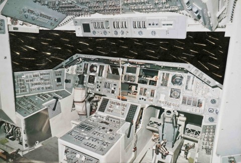 Mario Scudeletti, La bestia dorata, 2013, tecnica mista, 35 x 55 cm