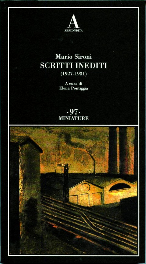 Mario Sironi - Scritti inediti (1927-1931)
