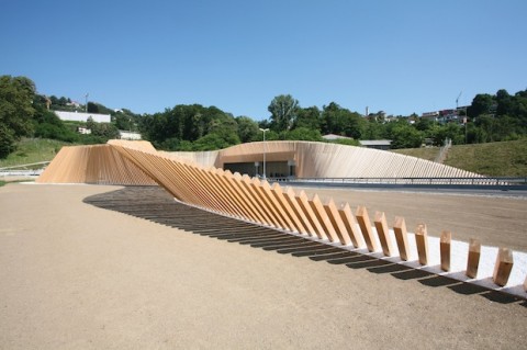 Cino Zucchi, Ingresso della galleria Vedeggio–Cassarate (portale Cassarate), Lugano