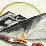 Enzo Cucchi, Che ora è. Courtesy Galleria Poggiali e Forconi